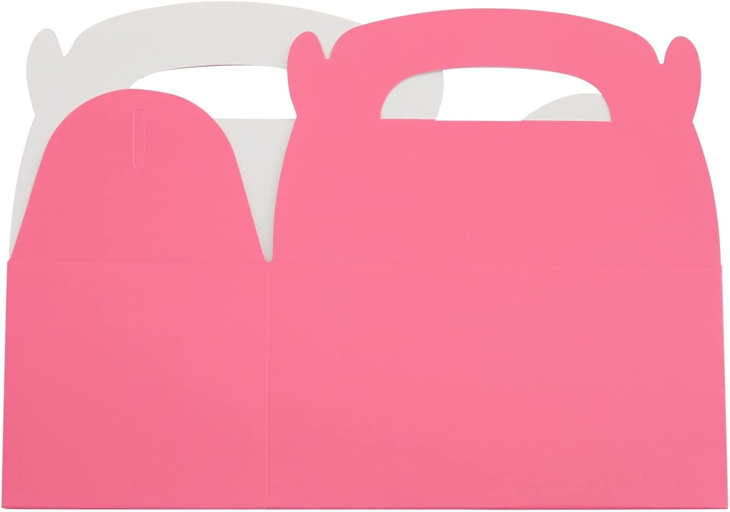 BLUE PANDA 24 Pack Pink Gable Boxes for Parties
