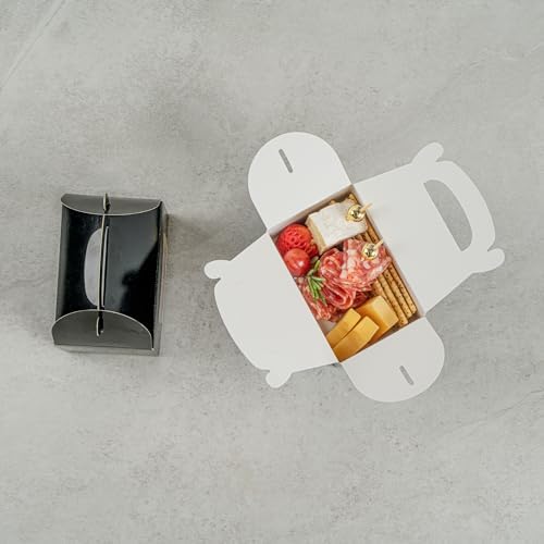Restaurantware Bio Tek 4x25x25 Inch Gable Boxes 25 Pack