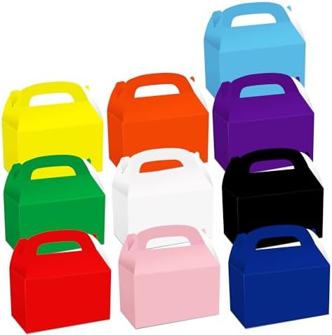 Partystadl 12 Pack Eco-Friendly Candy Boxes with Handles