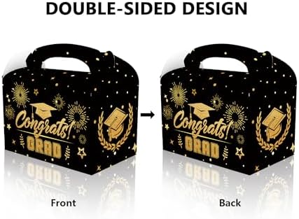 CPTBAG 12 Pack Graduation Party Favors Boxes