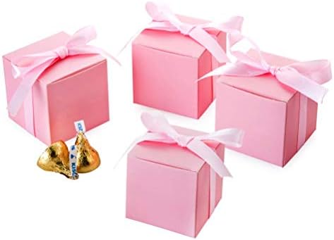 AWELL Pink Gift Candy Box Pack of 50