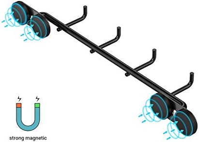 Skyflame Magnetic BBQ Tool Rack - 4 Hooks 12 Inch Universal Organizer