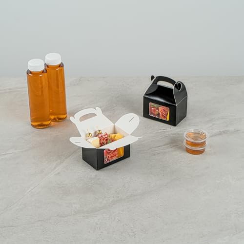 Restaurantware Bio Tek 4x25x25 Inch Gable Boxes 25 Pack