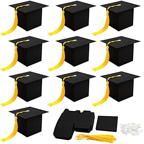 ZMCINER 30 PCS Graduation Cap Candy Boxes 2025