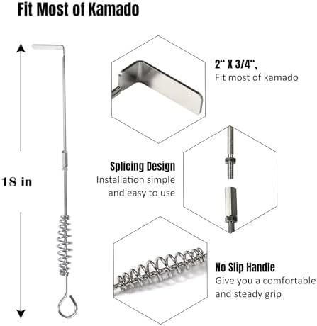 Kamado Factory Ash Tool and Pan for Big Green Egg