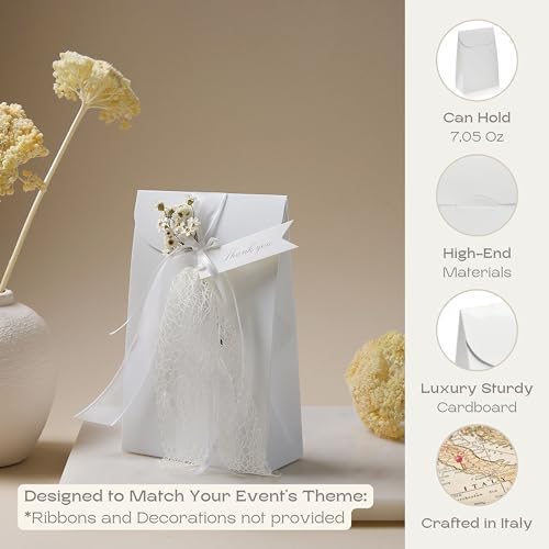 Boxes Craftory Pack of 20 White Favor Boxes