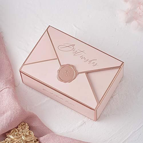 POTTIIS 20Pcs Candy Box Gift Boxes for Wedding Birthday Party Supplies - Pink