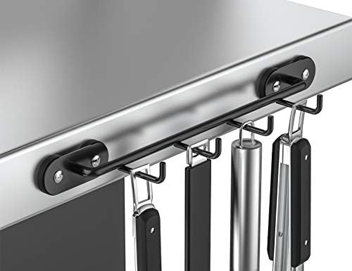 Skyflame Magnetic BBQ Tool Rack - 4 Hooks 12 Inch Universal Organizer