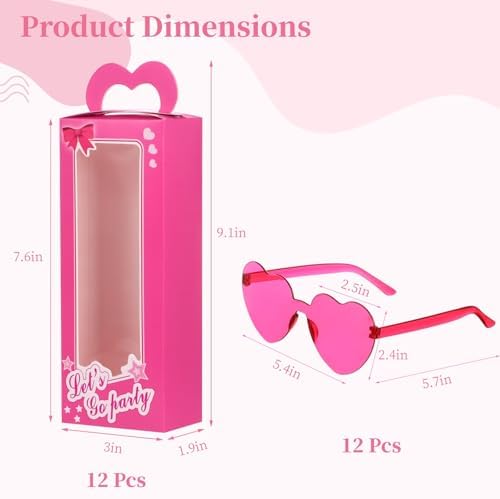 OMISTAR 12 Set Pink Doll Gift Boxes