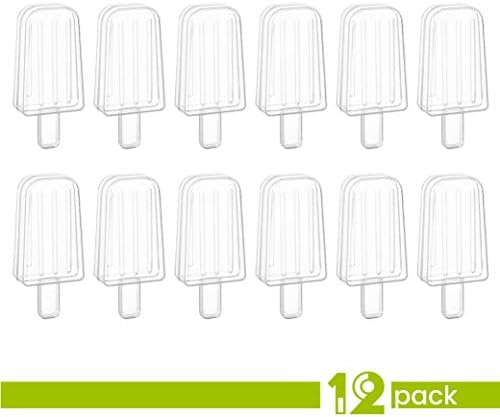 Hammont Ices Shaped Acrylic Candy Boxes 12 Pack