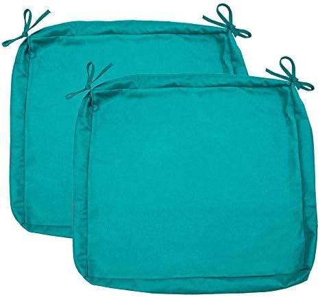 Sigmat Outdoor Seat Cushion Cover 25x25x5 2PCS