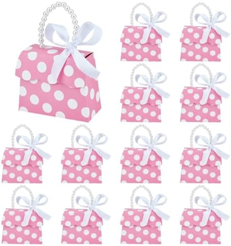 BENECREAT 16 Sets Pink Wedding Favors Box DIY Kit
