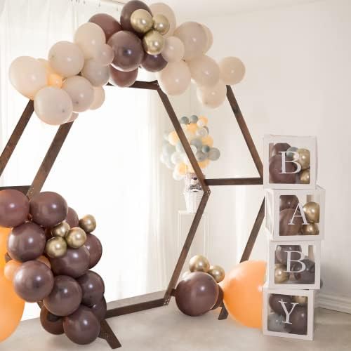 VINGLI Wooden Wedding 7FT Arbor for Ceremony