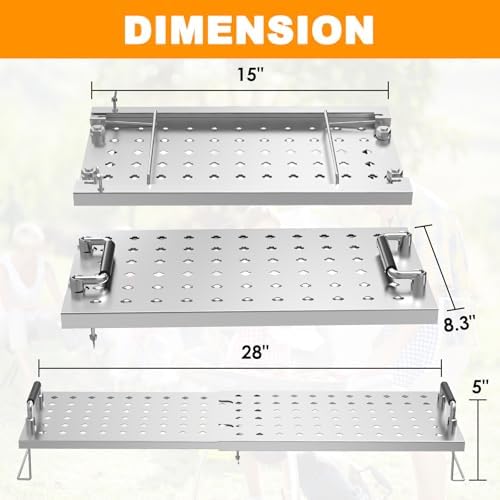 Adjustable Griddle Warming Rack for Blackstone 17 22 28 36 Inch