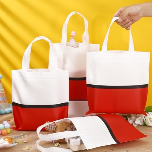 Joottuan 24 Pcs Cartoon Party Favor Gift Bags with Handle