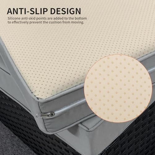 WAROOM 7 Piece Outdoor Cushion Cover Set Grey