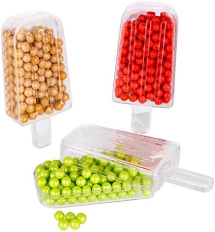 Hammont Ices Shaped Acrylic Candy Boxes 12 Pack