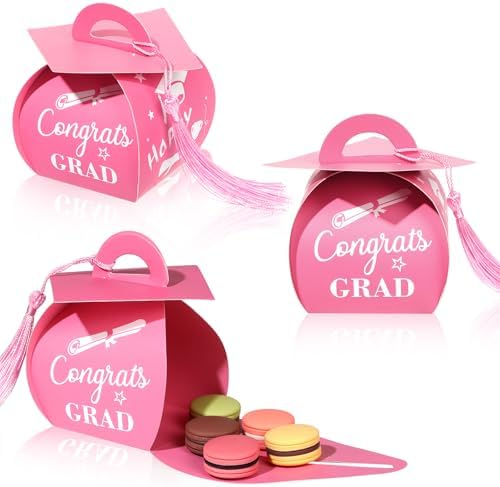 Glavatrix 40 Pcs Graduation Cap Gift Box with Tassel
