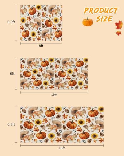 Fall Garage Door Banner Cover 7x8 ft Decor