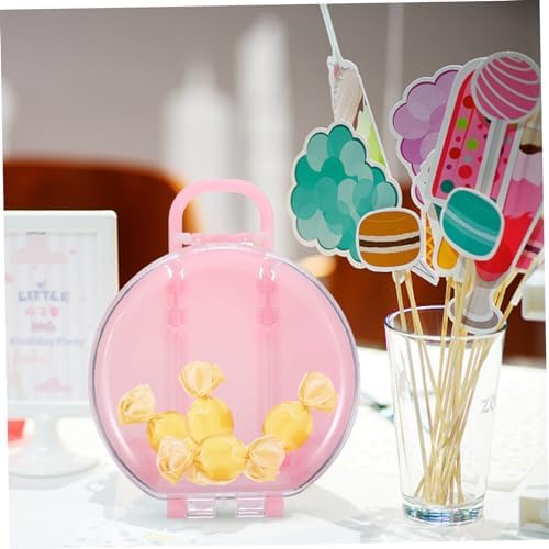 Unomor 12pcs Mini Round Candy Boxes for Weddings Parties and Birthdays