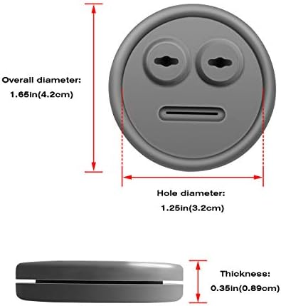 3 Pack Meat Thermometer Grommets for Weber Grills and Outdoor Cooking