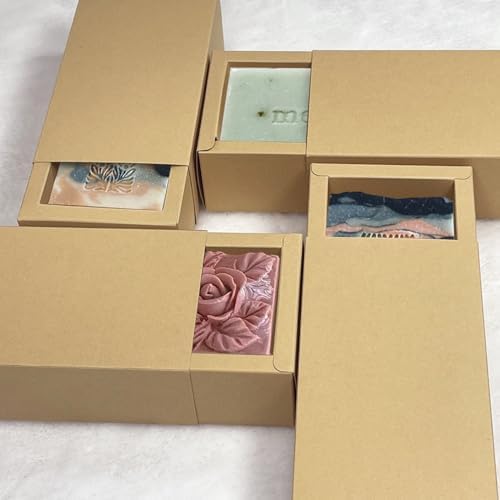 30 Pieces Kraft Paper Gift Boxes for Events and Packaging