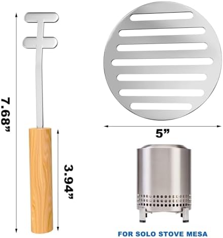Outspark Stainless Steel Grill Plate for Solo Stove Mesa
