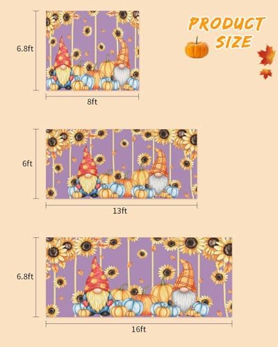 Fall Garage Door Banner 7x8 ft Autumn Decor