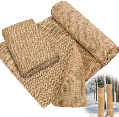 Buryeah 60 Inch x 50 ft Burlap Fabric Roll