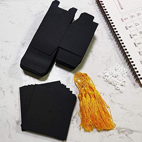 Soochat Graduation Cap Shaped Candy Gift Boxes 20Pcs