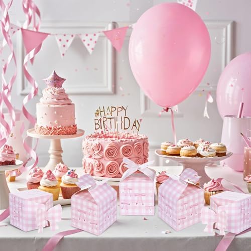 Glavatrix Pink Bow Treat Boxes 12PCS
