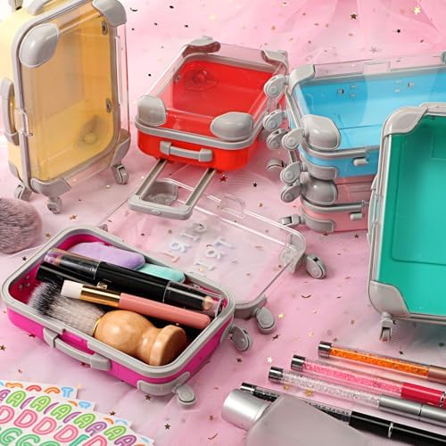 Soulchen 96 Pcs Mini Suitcase Party Favor Gift Box