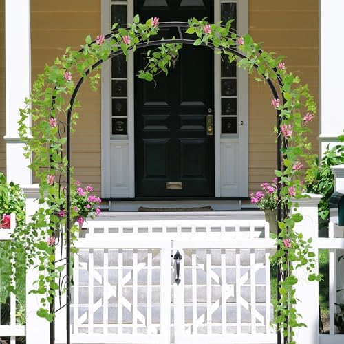 75FT Metal Wedding Arch with Base for Ceremony and Party