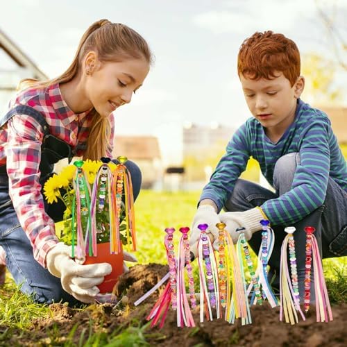 Tigeen 236 Pcs Garden Stake DIY Fairy Wand Decor