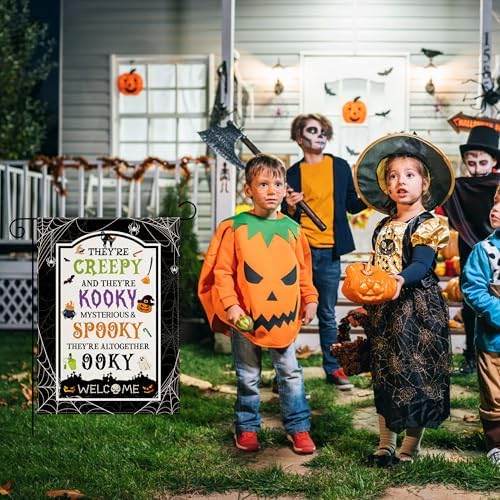 OHOME Halloween Decorations Garden Flag 12x18 Inch