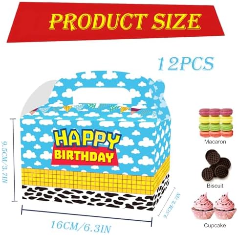 Eleventheart Cartoon Birthday Gift Boxes 12Pcs