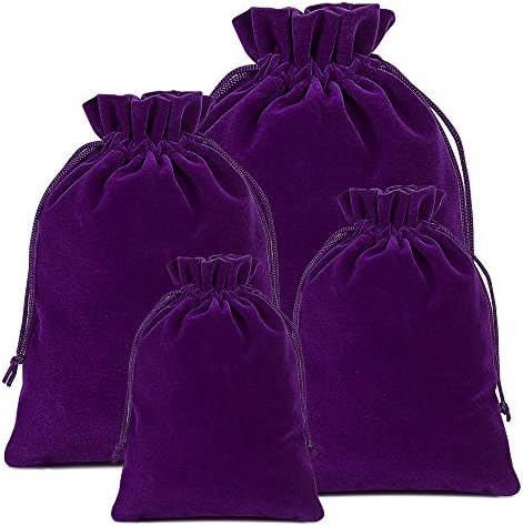Lucky Monet Velvet Drawstring Bags for Gifts and Jewelry