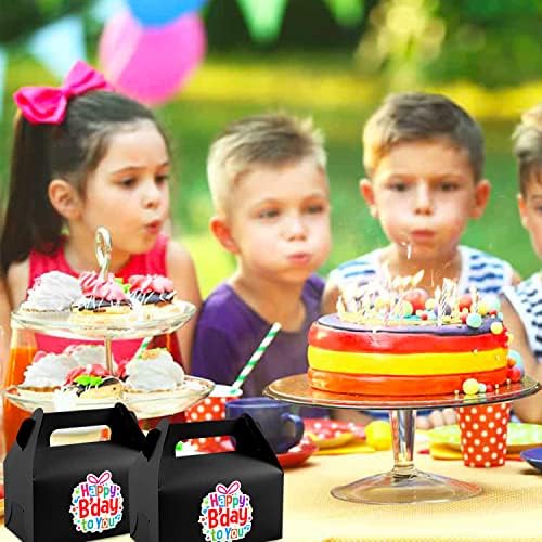 Lainrrew 30 Pcs Red Gable Treat Boxes - Party Favor Boxes