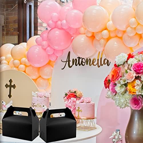 Lainrrew 30 Pcs Red Gable Treat Boxes - Party Favor Boxes