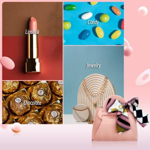 10 Pack PU Leather Pink Gift Boxes for Parties and Events