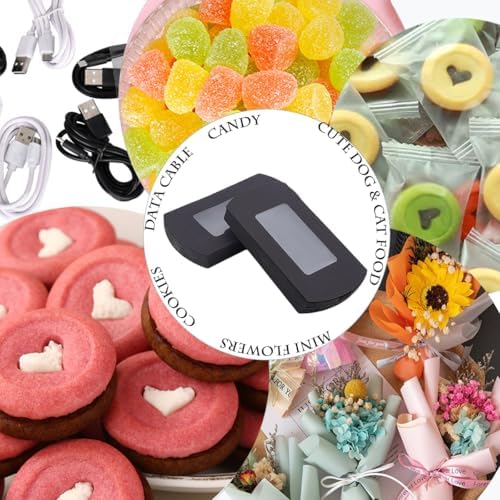 80 Pcs Pillow Gift Boxes with Clear Window