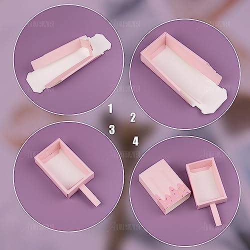 AUEAR 12 Pack Popsicle Shape Candy Gift Box