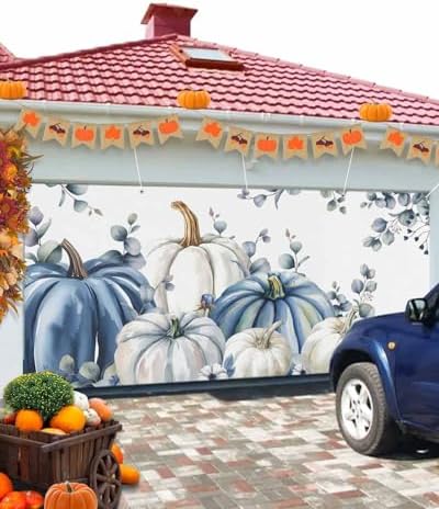 Thanksgiving Garage Door Banner 7x8 ft