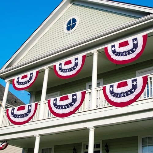 Heartome 3 x 6 Ft Bunting Flags Set of 4