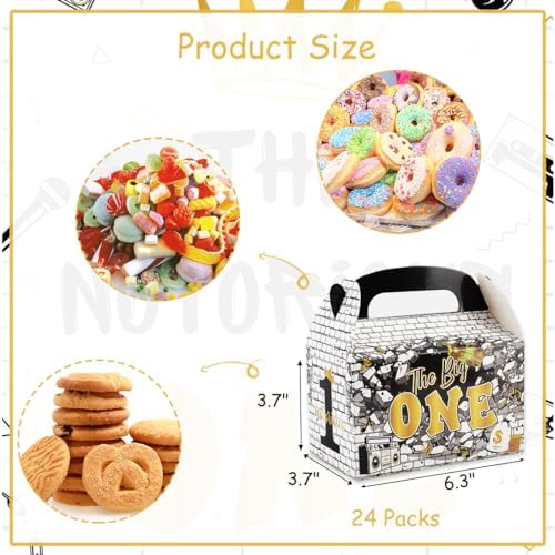 Fangleland 24pcs Hip Hop Birthday Gift Boxes with Handle