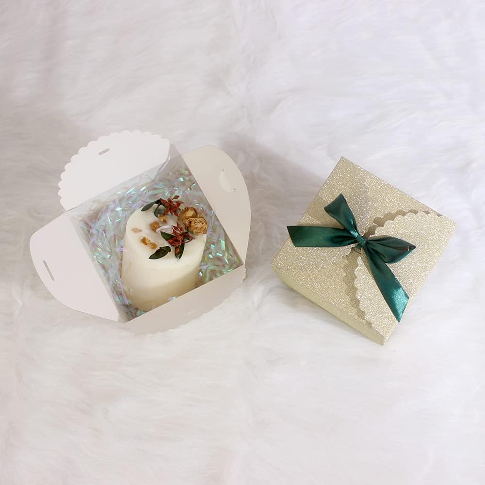 WEWILUCK Sparkling Gift Boxes for Christmas and Holiday Packaging