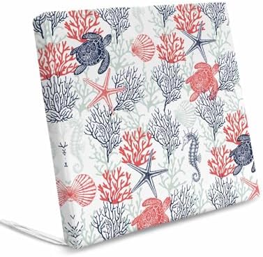 Red Navy Sea Turtle Waterproof Cushion Covers 4 Pack