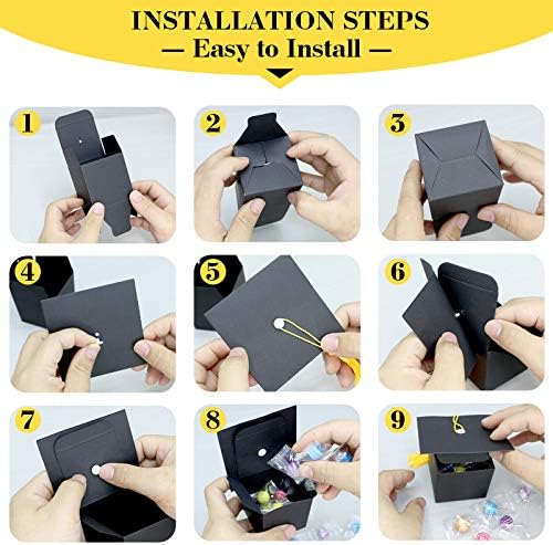 ZMCINER 30 PCS Graduation Cap Candy Boxes 2025
