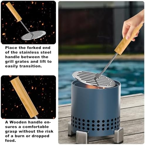 Outspark Stainless Steel Grill Plate for Solo Stove Mesa