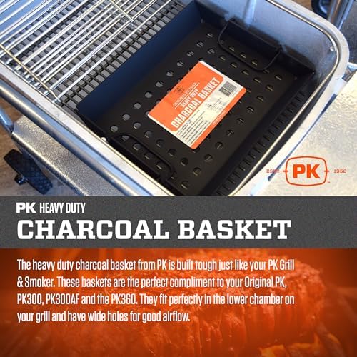 PK Grills Charcoal Basket Tray for BBQ